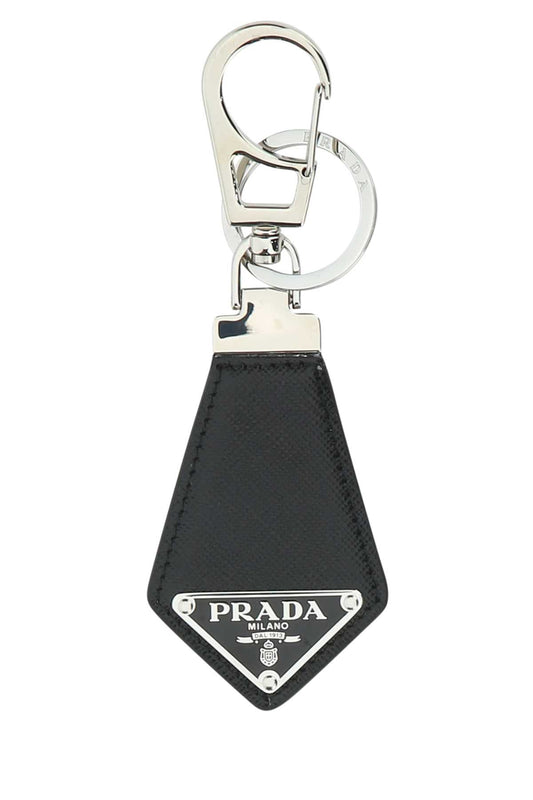 PRADA LEATHER KEY RING