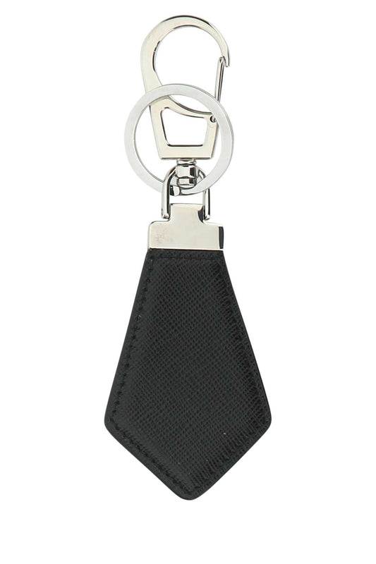 PRADA LEATHER KEY RING