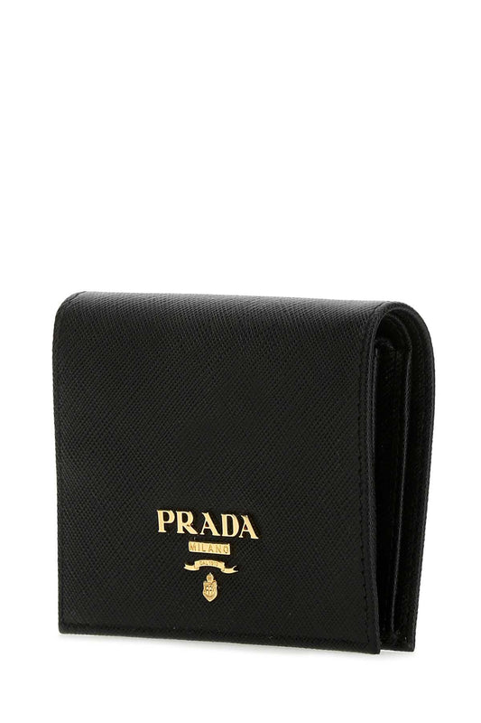 PRADA SAFFIANO TRIANGLE BI-FOLD WALLET