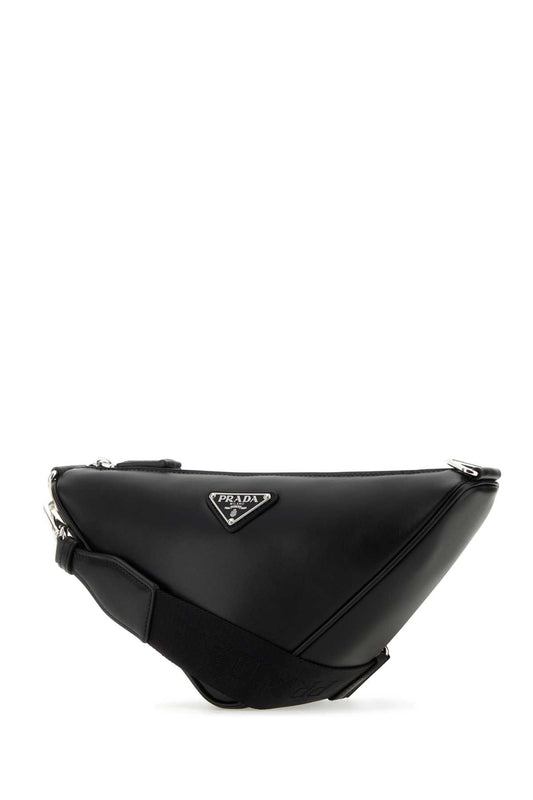 PRADA CALFSKIN TRIANGLE SHOULDER BAG