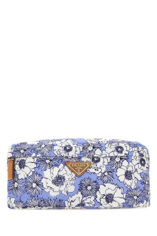 PRADA FLORAL PRINTED RE-NYLON BELT BAG