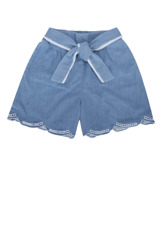 CHLOE KIDS PLATED SHORTS