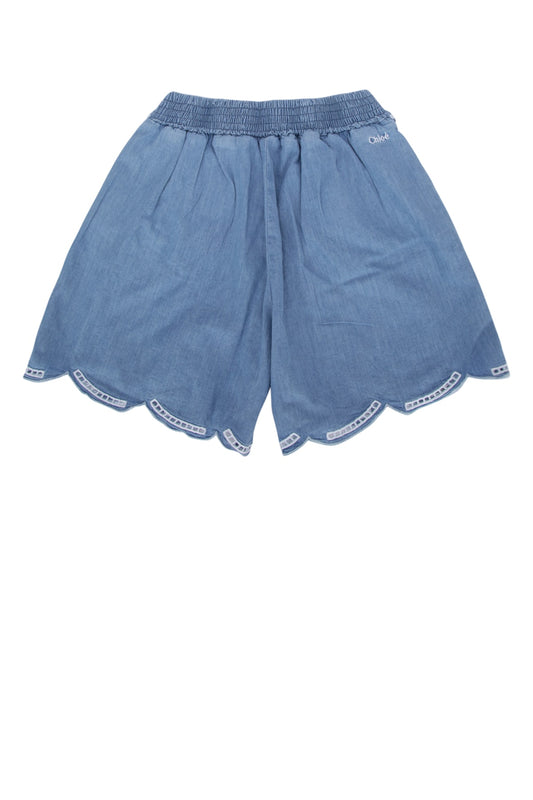 CHLOE KIDS PLATED SHORTS