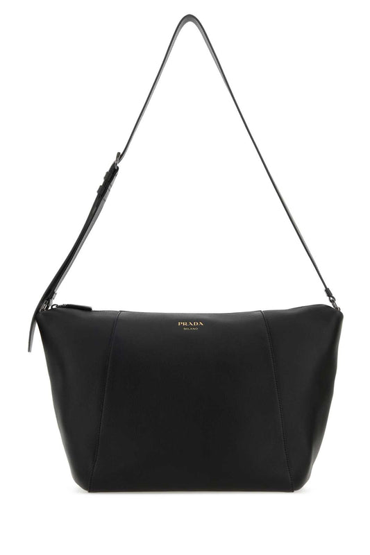 PRADA LEATHER SHOULDER BAG