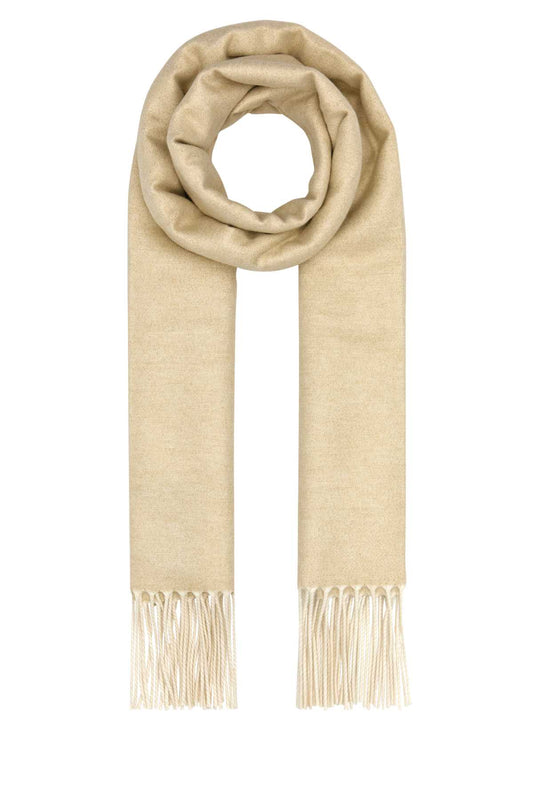 PRADA JACQUARD EVENING SILK, CASHMERE AND LUREX SCARF