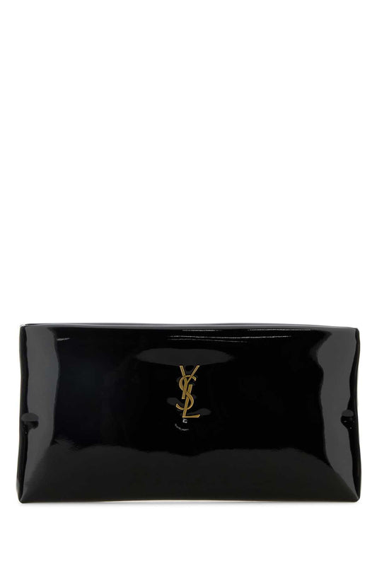 SAINT LAURENT CALYPSO LEATHER POUCH