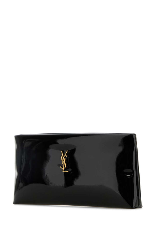 SAINT LAURENT CALYPSO LEATHER POUCH