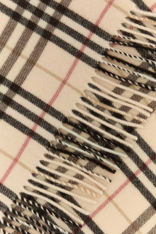 BURBERRY EMBROIDERED CASHMERE SCARF