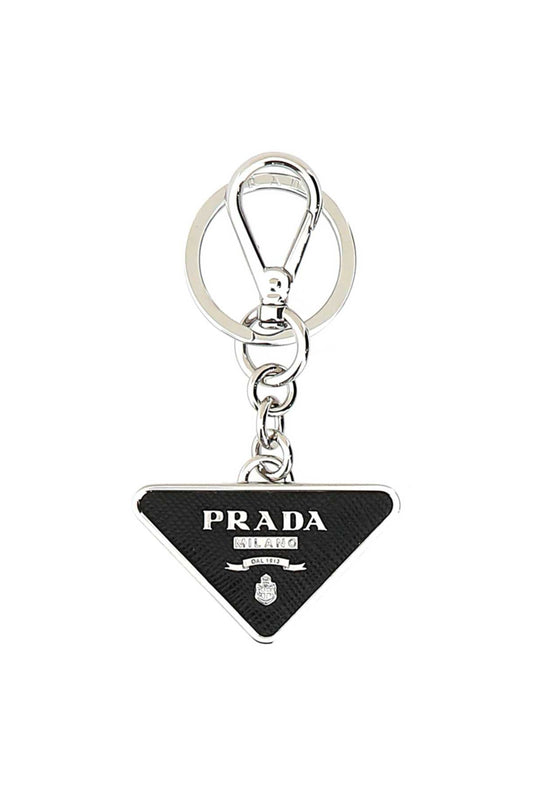 PRADA LOGO KEYCHAIN