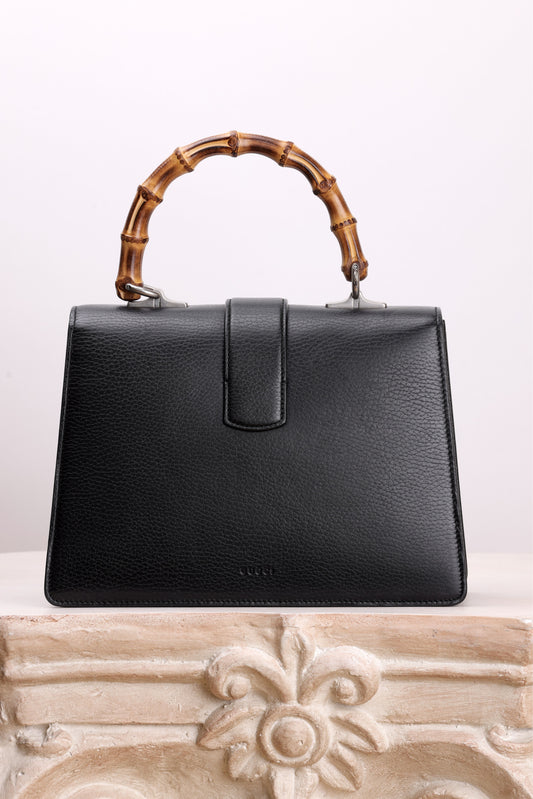 GUCCI DIONYSUS TOP HANDLE BAMBOO BLACK