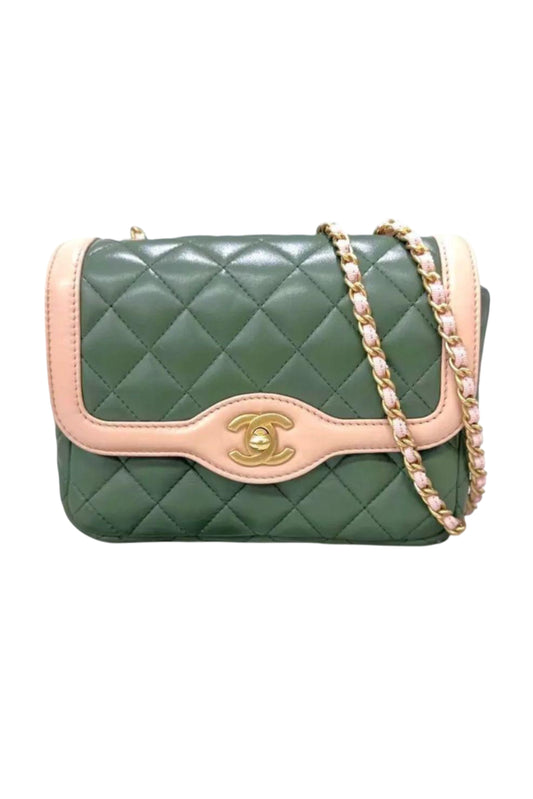 CHANEL SPLENDID AND RARE DIANA MINI TWO-TONE BAG