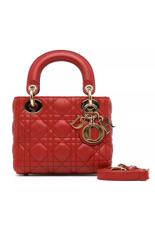 LADY DIOR MINI RED