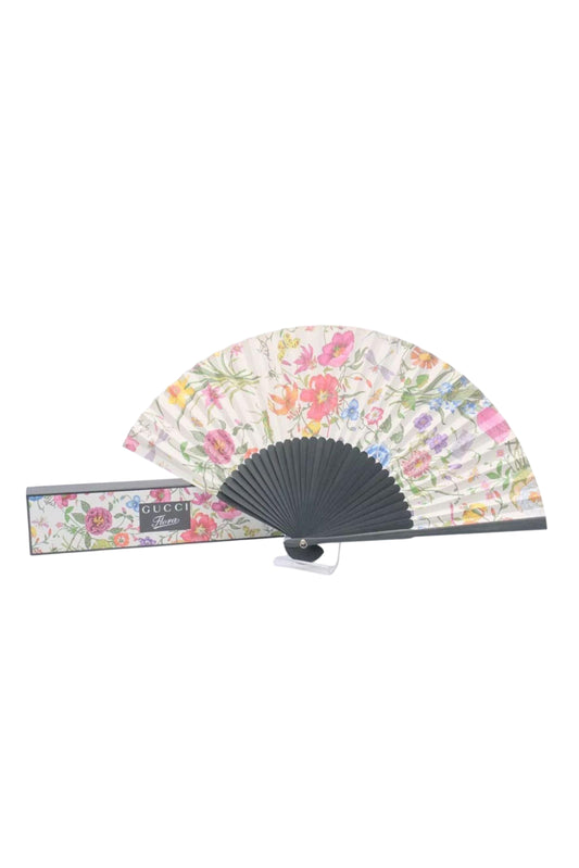 GUCCI FLORAL FOLDING FAN