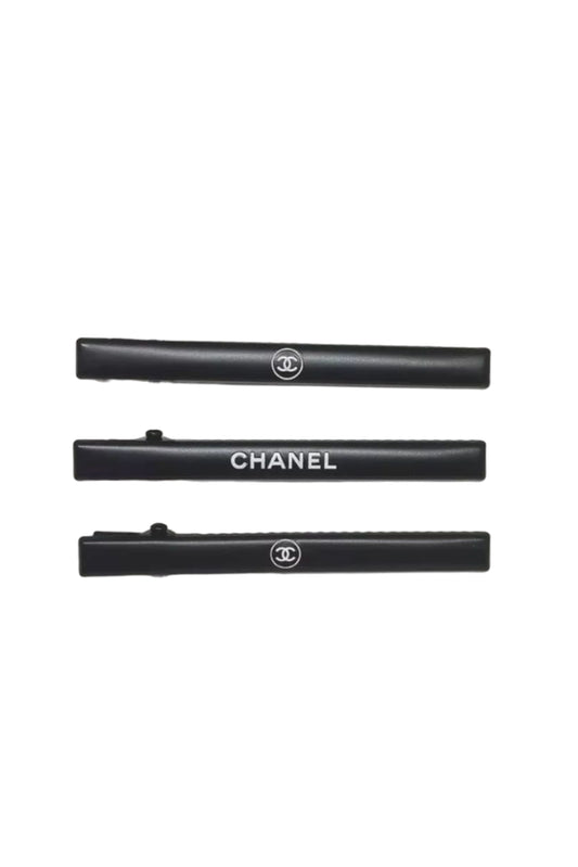 CHANEL LOGO HAIR PINS