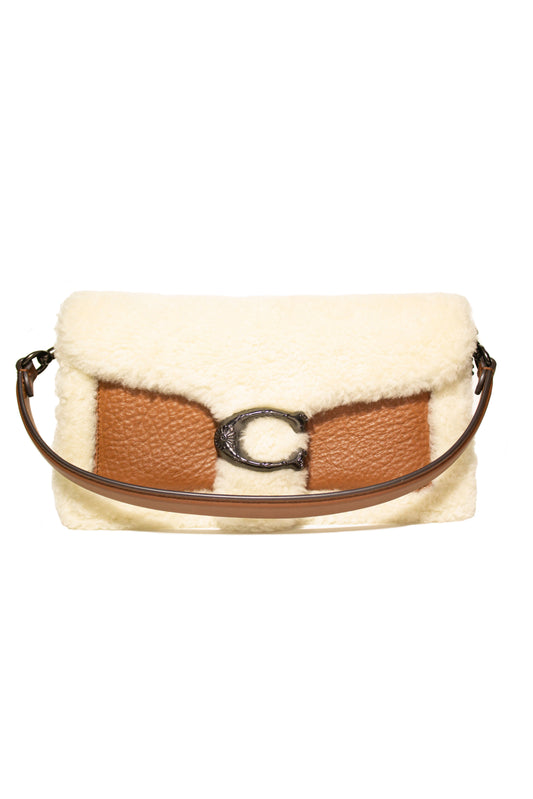 COACH SHEARLING TABBY SHOULDER BAG