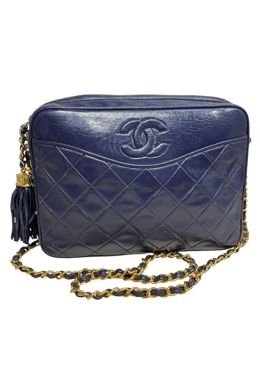 CHANEL VINTAGE MATELASSE TASSEL MEDIUM