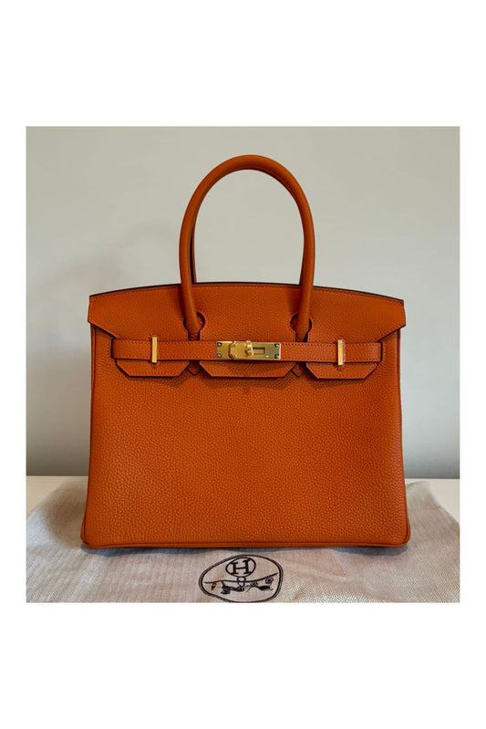 HERMÈS BIRKIN 30 ORANGE TOGO