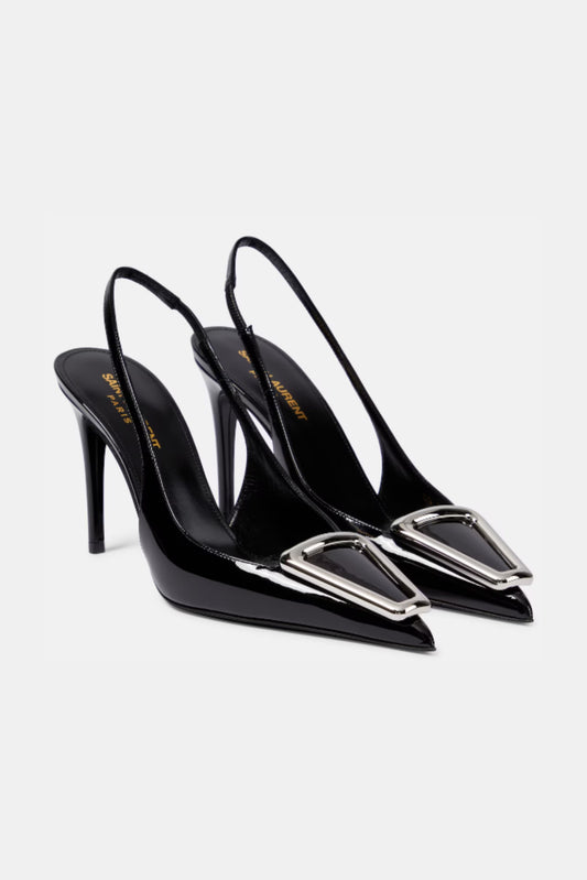 SAINT LAURENT BLADE SLINGBACK PUMPS