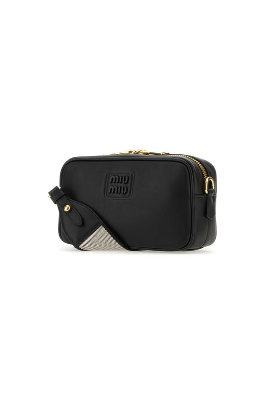 MIU MIU MATELASSÉ LEATHER CAMERA BAG