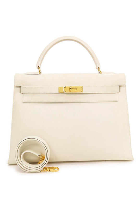 HERMES KELLY 32 BLANCO