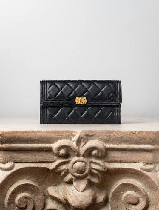 CHANEL BOY FLAP WALLET