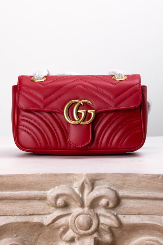 BOLSO DE HOMBRO GG MARMONT ROJO