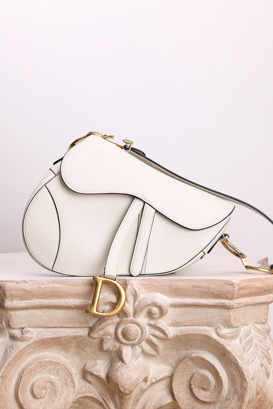 DIOR SADDLE BAG BLANCA