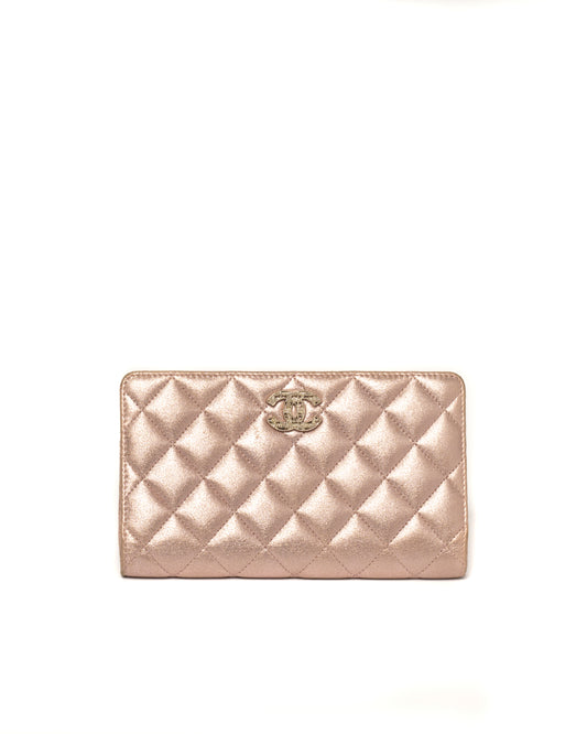 CHANEL WALLET ROSE GOLD