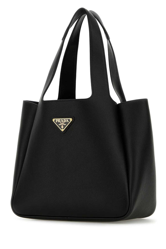 PRADA TRIANGLE-LOGO TOTE BAG